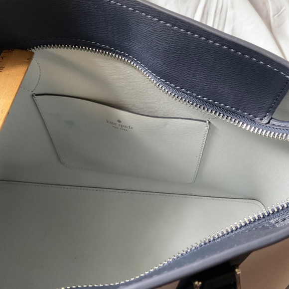 Kate spade Darcy Stripe large satchel/crossbody handbag - Picture 7 of 12